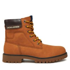 Trapery Jack&Jones. Żółte trapery Jack&Jones, bez zapięcia. Za 379.99 zł.