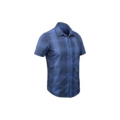 Koszula turystyczna krótki rękaw TRAVEL100 FRESH męska. Koszule marki Asics lifestyle. W wyprzedaży za 49.99 zł.