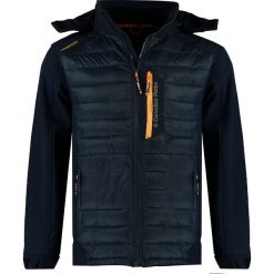 Kurtka softshellowa "Tucson" w kolorze granatowym. Niebieskie kurtki marki Canadian Peak, bez wzorów. W wyprzedaży za 292.95 zł.