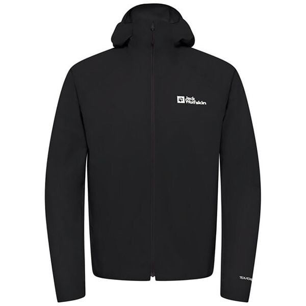 Kurtka przeciwwiatrowa męska Jack Wolfskin Prelight Octa. Czarne kurtki Jack Wolfskin, m, bez wzorów, z softshellu, bez kaptura. Za 629.99 zł.