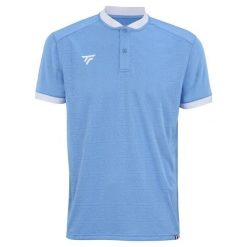 Koszulka tenisowa męska z krótkim rękawem Tecnifibre Team Mesh Polo. Niebieskie koszulki polo TECNIFIBRE, m, bez wzorów, z meshu, bez kołnierzyka, bez ramiączek. Za 273.00 zł.