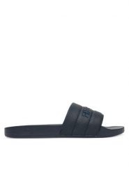 Tommy Hilfiger Klapki Pad Perf Pool Slide FM0FM05709 Granatowy. Niebieskie klapki Tommy Hilfiger, ze skóry. Za 189.99 zł.