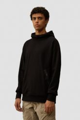 C.P. COMPANY Czarna męska bluza z kapturem Sweat Hooded, Rozmiar L. Czarne bluzy z kapturem C.P. Company, l, bez wzorów, z bawełny, z kapturem. W wyprzedaży za 869.99 zł.