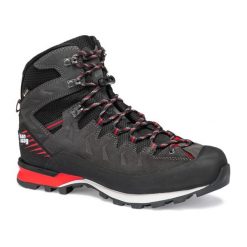 Buty trekkingowe Hanwag Makra Pro GTX. Czerwone buty turystyczne Hanwag, na zimę, bez wzorów, z materiału, za kostkę, bez zapięcia, trekkingowe. Za 1,467.00 zł.