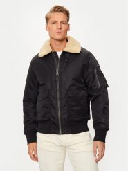 SCHOTT N.Y.C. Kurtka bomber OHARARS Czarny Regular Fit. Czarne kurtki SCHOTT N.Y.C., m, bez wzorów, z syntetyku, bez kaptura. Za 899.99 zł.