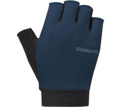 Rękawiczki kolarskie EXPLORER, granatowe. Niebieskie rękawiczki Shimano, na lato, bez wzorów, z elastanu. Za 156.50 zł.