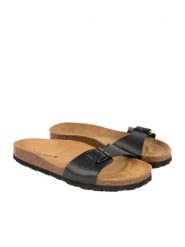 BABUNKERS Family Skórzane klapki w kolorze czarnym rozmiar: 42. Czarne klapki BABUNKERS Family, ze skóry. Za 104.39 zł.