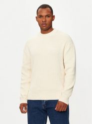 Calvin Klein Jeans Sweter J30J326193 Écru Regular Fit. Swetry rozpinane Calvin Klein Jeans, m, bez wzorów, z bawełny, bez kołnierzyka, bez ramiączek. Za 269.99 zł.