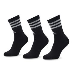 Skarpety wysokie unisex adidas. Czarne skarpety Adidas, bez wzorów. Za 59.99 zł.