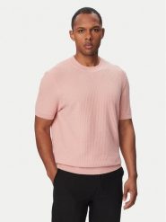 BOSS Sweter H-Nilton 50560468 Różowy Regular Fit. Czerwone swetry rozpinane Boss, m, bez wzorów, z bawełny, bez kołnierzyka, bez ramiączek. Za 629.99 zł.