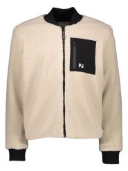 Pepe Jeans Kurtka polarowa w kolorze beżowym rozmiar: XXL. Brązowe kurtki Pepe Jeans, xxl, bez wzorów, z jeansu, bez kaptura. Za 201.08 zł.