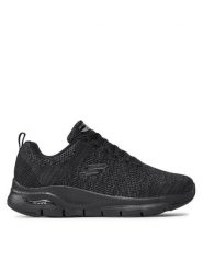 Skechers Sneakersy Paradyme 232041/BBK Czarny. Czarne buty sportowe casual Skechers, bez wzorów, z materiału, bez zapięcia. Za 249.99 zł.
