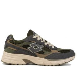 Buty męskie sportowe Lotto FLOWTIV. Brązowe buty sportowe casual Lotto, bez wzorów, bez zapięcia. W wyprzedaży za 169.00 zł.