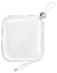 Joyroom JR-L004 10000mAh USB-C USB-A biały. Białe powerbanki . Za 43.90 zł.