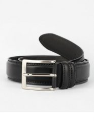 Maison héritage PARIS Skórzany pasek "Mario" w kolorze czarnym rozmiar: 110. Czarne paski maison héritage PARIS, bez wzorów, z materiału. Za 108.99 zł.