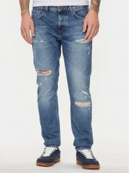 Pepe Jeans Jeansy PM207392 Niebieski Tapered Fit. Niebieskie jeansy Pepe Jeans, m. Za 279.99 zł.