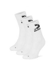 Shaq Skarpety SHQ-MB-003-AW24 Biały. Białe skarpety Shaq, bez wzorów, z syntetyku. Za 49.99 zł.