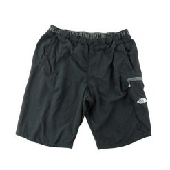 Second life - Spodenki męskie cargo The North Face - Jak nowy. Czarne krótkie spodenki sportowe The North Face, l, bez wzorów, z materiału. Za 127.76 zł.