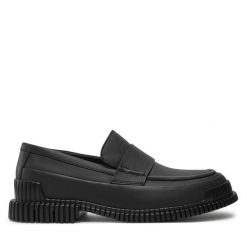 Półbuty Camper. Czarne eleganckie półbuty Camper, bez wzorów, bez obcasa, bez zapięcia. Za 419.99 zł.