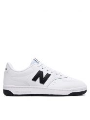 New Balance Sneakersy BB80BNN Biały. Białe buty sportowe casual New Balance, bez wzorów, ze skóry, bez zapięcia. Za 259.99 zł.