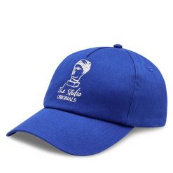 Czapka z daszkiem Jack&Jones. Niebieskie czapki z daszkiem Jack&Jones, bez wzorów. Za 49.99 zł.