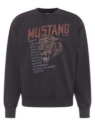 Mustang Bluza w kolorze antracytowym rozmiar: M. Czarne bluzy Mustang, m, bez wzorów, z bawełny, bez kaptura. Za 119.40 zł.