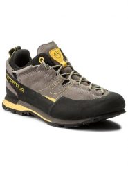 La Sportiva Trekkingi Boulder X 838GY Szary. Szare buty trekkingowe La Sportiva, bez wzorów, ze skóry, bez zapięcia. Za 579.99 zł.