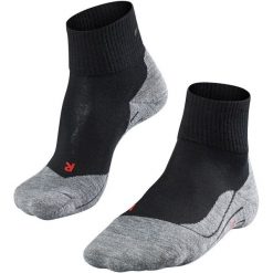 Skarpetki Falke TK5 Short. Czarne skarpety Falke, bez wzorów, z poliamidu. Za 156.50 zł.
