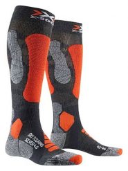 X-Bionic Skarpety narciarskie "Touring Silver" w kolorze szaro-pomarańczowym rozmiar: 42-44. Pomarańczowe skarpety X BIONIC, bez wzorów. Za 87.40 zł.