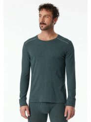 Schiesser Koszulka piżamowa w kolorze antracytowym rozmiar: L. Czarne piżamy Schiesser, l, bez wzorów, bez ramiączek. Za 96.14 zł.