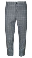 Spodnie Męskie, Niebieskie w Kratkę, Casualowe, Zwężane, Chinosy z Elastanem -RIGON. Niebieskie eleganckie spodnie Rigon, m, z elastanu. Za 159.00 zł.
