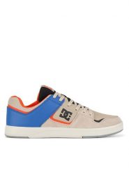 DC Sneakersy CURE ADYS400073-TAU Beżowy. Brązowe buty sportowe casual DC, bez wzorów, ze skóry, bez zapięcia. Za 189.99 zł.