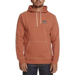 Bluza sportowa męska Quiksilver The Original. Brązowe bluzy bez kaptura Quiksilver, m, bez wzorów, z bawełny, bez kaptura. W wyprzedaży za 155.00 zł.