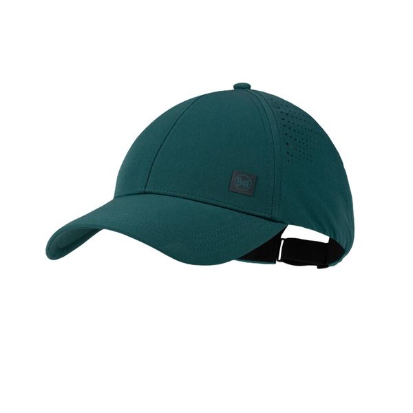 Czapka z daszkiem BUFF SUMMIT CAP SOLID TEAL. Zielone czapki z daszkiem Buff, na lato, bez wzorów, z elastanu. Za 139.90 zł.