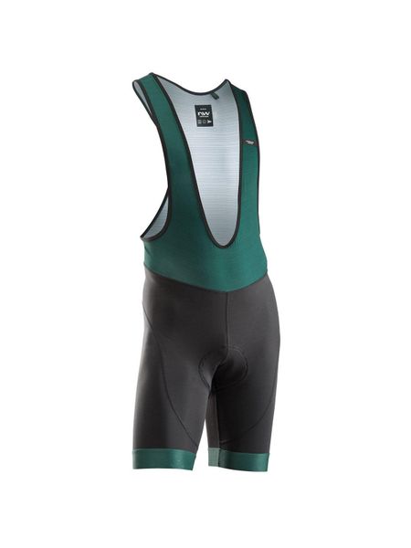 Spodenki rowerowe NORTHWAVE Active Evo Bibshort czarno zielone. Czarne spodenki rowerowe Northwave, m, bez wzorów, z materiału, na fitness i siłownię. Za 353.05 zł.