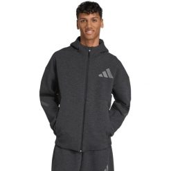 Bluza męska adidas Z.N.E. PR FZ. Czarne bluzy z kapturem Adidas, m, bez wzorów, z bawełny, z kapturem. Za 427.99 zł.