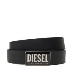 Pasek Męski Diesel. Czarne paski Diesel, bez wzorów. Za 519.99 zł.
