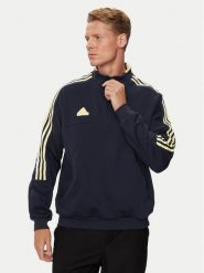 Adidas Bluza House of Tiro IW5952 Granatowy Regular Fit. Niebieskie bluzy Adidas, m, bez wzorów, z bawełny, bez kaptura. Za 99.99 zł.