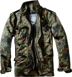 Brandit Brandit Kurtka M65 Classic Flecktarn S. Kurtki Brandit, m, bez wzorów, bez kaptura. Za 311.95 zł.