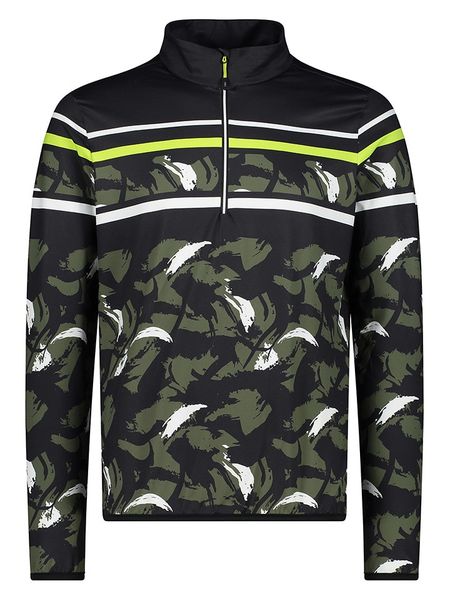 CMP Koszulka funkcyjna w kolorze czarno-oliwkowym rozmiar: 50. Brązowe t-shirty sportowe CMP, bez wzorów, z materiału, bez ramiączek, outdoorowe. Za 216.45 zł.