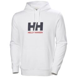 Bluza z kapturem Helly Hansen Logo. Białe bluzy z kapturem Helly Hansen, bez wzorów, z kapturem. Za 359.00 zł.