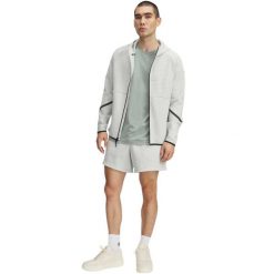 Męskie Szorty Dresowe Grid (Zielone). Zielone krótkie spodenki sportowe Under Armour, m, bez wzorów, z dresówki. Za 259.35 zł.