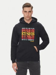 Etnies Bluza Retro Stack 4130004134 Czarny Regular Fit. Czarne bluzy Etnies, m, bez wzorów, z bawełny, bez kaptura. Za 309.99 zł.