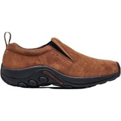 Buty do chodzenia męskie Merrell Męskie Jungle Moc. Brązowe buty sportowe casual Merrell, bez wzorów, z gumy, bez zapięcia. Za 429.99 zł.