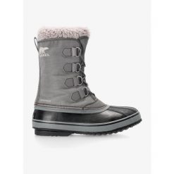 Buty zimowe męskie Sorel 1964 Pac Nylon WP. Szare buty trekkingowe Sorel, na zimę, bez wzorów, z nylonu, bez zapięcia, trekkingowe. Za 445.99 zł.