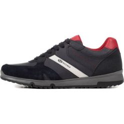Geox tenisówki męskie Wilmer 44 ciemnoniebieski. Niebieskie trampki Geox, m, bez wzorów, bez zapięcia. W wyprzedaży za 245.00 zł.