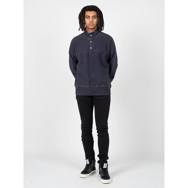 Bluza trekking męska. Niebieskie bluzy Champion, m, bez wzorów, z bawełny, bez kaptura. Za 261.00 zł.