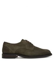 Tommy Hilfiger Półbuty Corporate Dressy Suede Shoe FM0FM05969 Zielony. Zielone eleganckie półbuty Tommy Hilfiger, bez wzorów, ze skóry, bez obcasa, bez zapięcia. Za 649.99 zł.