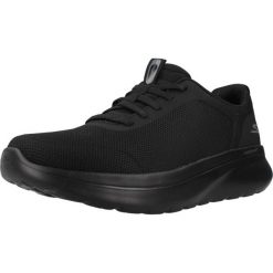 Buty SKECHERS GO WALK ARCH FIT N-JOY - CULLMAN Czarny. Czarne buty trekkingowe Skechers, bez wzorów, z tkaniny, bez zapięcia, trekkingowe, skechers sport. Za 343.99 zł.