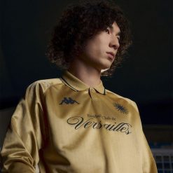 Maillot Fifth z długim rękawem FC Versailles 78 2025/26. Żółte bluzki z długim rękawem Kappa, bez wzorów, bez kołnierzyka, bez ramiączek. Za 486.50 zł.